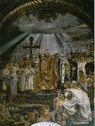 Viktor Vasnetsov The Baptism of Kievans. Sweden oil painting artist